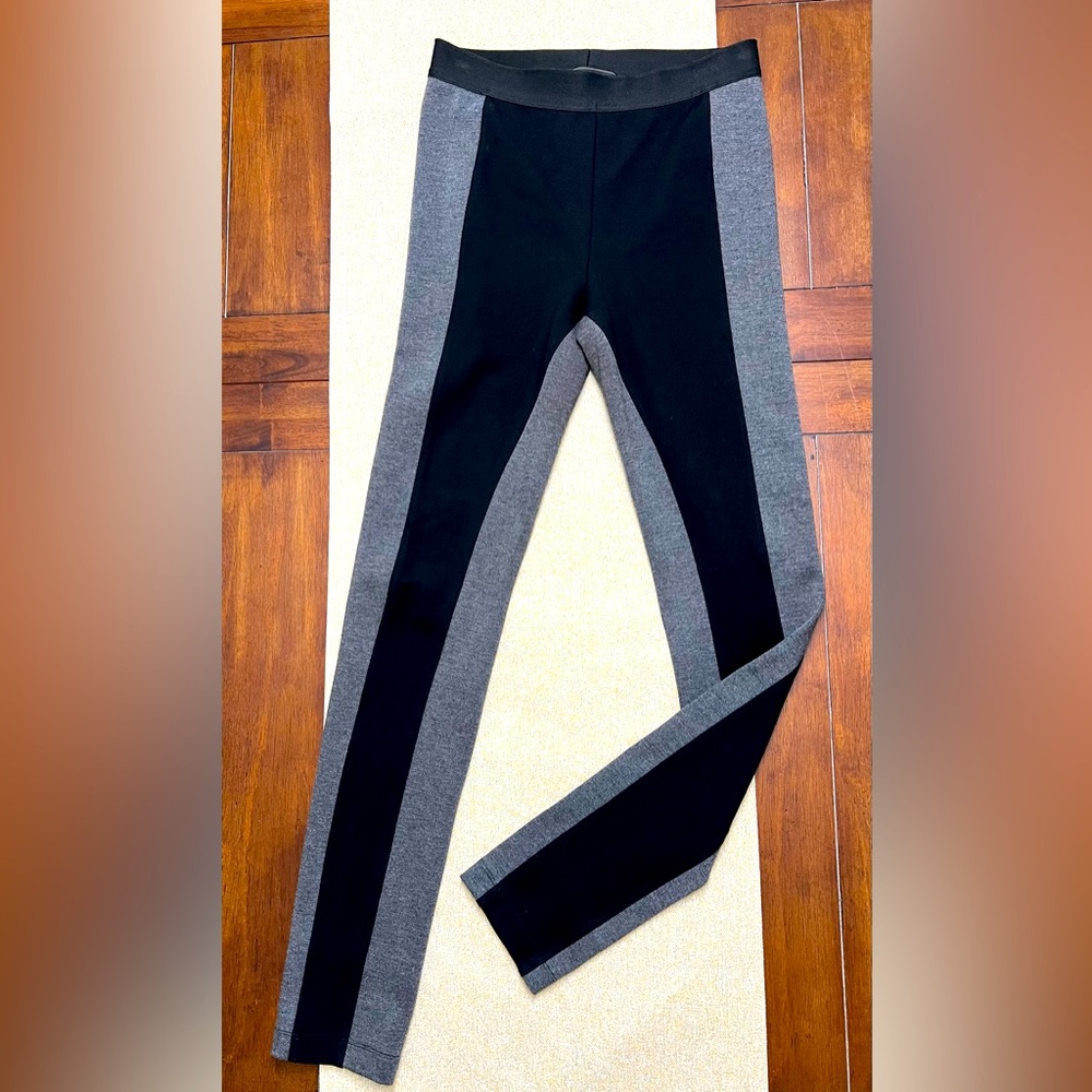 ❤️BCBGMAXAZRIA Black and Gray Sasha Leggings